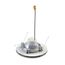 6" Black Dummy Downlight (Light Only - No Diffuser Slots)