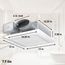 Panasonic WhisperValue Ceiling/Wall Mount Bathroom Exhaust Fan with Humidity Sensor, 50-80-100 CFM, FV-0510VSC1