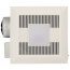 Panasonic WhisperValue Ceiling/Wall Mount Bathroom Exhaust Fan with LED Light & Humidity Sensor, 50-80-100 CFM, FV-0510VSCL1