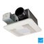 WhisperFit DC Ventilation Fan with Dual Bluetooth Speakers, 50/80/110 CFM, Ultra-Quiet, FV-0511VFBL1