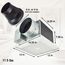 Panasonic WhisperGreen Select Dual Speed Ceiling Mount Exhaust Fan, Customizable, 30 to 110 CFM, FV-0511VKS3