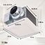 Panasonic WhisperCeiling Bathroom Exhaust Fan, 50-80-110 CFM, FV-0511VQ1