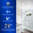 Panasonic WhisperSense Ceiling Mount Bathroom Exhaust Fan with LED Light, Motion & Humidity Sensors, 50-80-110 CFM, FV-0511VQCL1