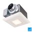 Panasonic WhisperSense Ceiling Mount Bathroom Exhaust Fan with LED Light, Motion & Humidity Sensors, 50-80-110 CFM, FV-0511VQCL1