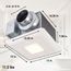 Panasonic WhisperCeiling Bathroom Exhaust Fan with Dimmable LED Light, 50-80-110 CFM, FV-0511VQL1