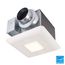 Panasonic WhisperCeiling Bathroom Exhaust Fan with Dimmable LED Light, 50-80-110 CFM, FV-0511VQL1