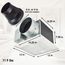 Panasonic WhisperGreen Select Ceiling Mount Exhaust Fan with LED Light, Customizable, 110-130-150 CFM, FV-1115VKL3