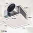 Panasonic WhisperCeiling Bathroom Exhaust Fan, 110-130-150 CFM, FV-1115VQ1