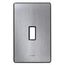 Fassada 1-Gang Traditional Wall Plate (Stainless Steel)
