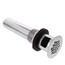 4" Open Grid Top PO Plug Tailpiece (Chrome Plated)