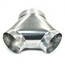 FY Series Sheet Metal Adapter, Y Connection (8" x 6" x 6")