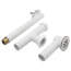 Chrome PVC Trip Lever Drain for Standard Tub w/ 1-1/2" Plastic Tubing