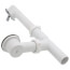 Chrome PVC Trip Lever Drain for Standard Tub w/ 1-1/2" Plastic Tubing