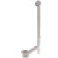Chrome PVC Trip Lever Drain for Roman Tub w/ 1-1/2" Plastic Tubing