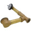 Chrome Trip Lever Drain for Standard Tub w/ 1-1/2" Brass Tubing (17 Gauge)
