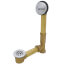Chrome Trip Lever Drain for Standard Tub w/ 1-1/2" Brass Tubing (17 Gauge)