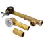 Chrome Trip Lever Drain for Standard Tub w/ 1-1/2" Brass Tubing (20 Gauge)