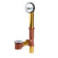 Chrome Trip Lever Drain for Standard Tub w/ 1-1/2" Brass Tubing & 12" Tailpiece (20 Gauge)