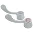 Wrist Blade Handles w/ Screws & Buttons, Pair (Chrome), G0098879