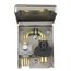 Stainless Steel 2 PSI Gas Plug with 1/2" Rear NPT Inlet x 3/8" Quick Disconnect Outlet