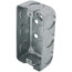 2" x 4" Drawn Handy Box, 1-1/4" Deep w/ 1/2" Concentric Knockouts