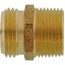 3/4" x 3/4" Brass Garden Hose Fitting - 1/2" FIP Tap