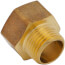 3/4" Female Hose x 1/2" Male Pipe Brass Garden Hose Adapter (84GH)
