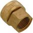 3/4" Female Hose x 1/2" Female Pipe Brass Garden Hose Swivel (S11)