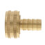1/2" Hose Barb x 3/4" Female Hose Brass Garden Hose Swivel