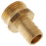 5/8" Hose Barb x 3/4" Male Hose Brass Garden Hose Adapter