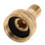 1/4" Male Pipe x 3/4" Female Hose Brass Garden Hose Swivel Adapter