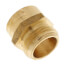 3/4" Male Hose x 3/4" Female Pipe Brass Garden Hose Adapter (Lead Free)