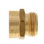 3/4" Male Hose x 3/4" Female Pipe Brass Garden Hose Adapter (Lead Free)