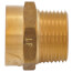 3/4" Female Hose x 3/4" Male Pipe Brass Garden Hose Adapter (Lead Free)
