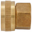 3/4" Female Hose x 1/2" Female Pipe Brass Garden Hose Swivel (Lead Free)