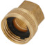 3/4" Female Hose x 1/2" Female Pipe Brass Garden Hose Swivel (Lead Free)