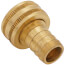 5/8" Hose Barb x 3/4" Female Hose Brass Garden Hose Swivel (Lead Free)