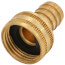 5/8" Hose Barb x 3/4" Female Hose Brass Garden Hose Swivel (Lead Free)