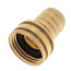 3/4" Hose Barb x 3/4" Female Hose Brass Garden Hose Swivel (Lead Free)