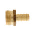 1/2" Hose Barb x 3/4" Male Hose Brass Garden Hose Adapter (Lead Free)