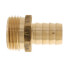 5/8" Hose Barb x 3/4" Male Hose Brass Garden Hose Adapter (Lead Free)