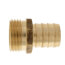 3/4" Hose Barb x 3/4" Male Hose Brass Garden Hose Adapter (Lead Free)