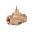 1-1/2" FNPT 2-Way Bronze Globe Valve w/ Spring Return Fail-Safe, Proportional Damper Control Actuator (28 Cv)