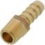 3/8" Hose Barb x 1/4" NPT Male Brass Pipe Adapter