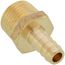 3/8" Hose Barb x 1/2" Male Brass Pipe Adapter