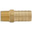 5/8" Hose Barb x 3/8" NPT Male Brass Pipe Adapter