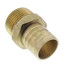 1" Hose Barb x 1" NPT Male Brass Pipe Adapter