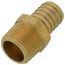 1" Hose Barb x 1" NPT Male Brass Pipe Adapter, G25169