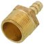 3/8" Hose Barb x 3/4" NPT Male Brass Pipe Adapter