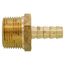 3/8" Hose Barb x 3/4" NPT Male Brass Pipe Adapter
